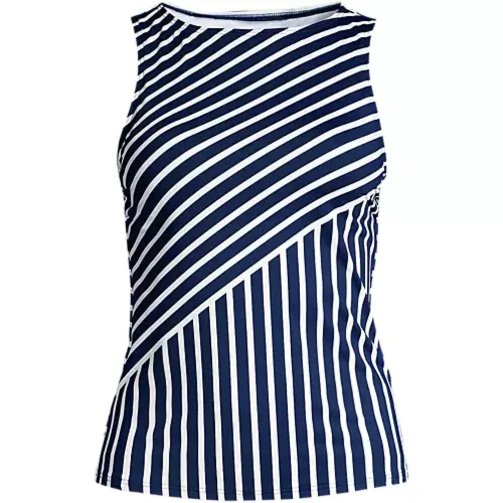 Highneck Modest Tankini Swim Top